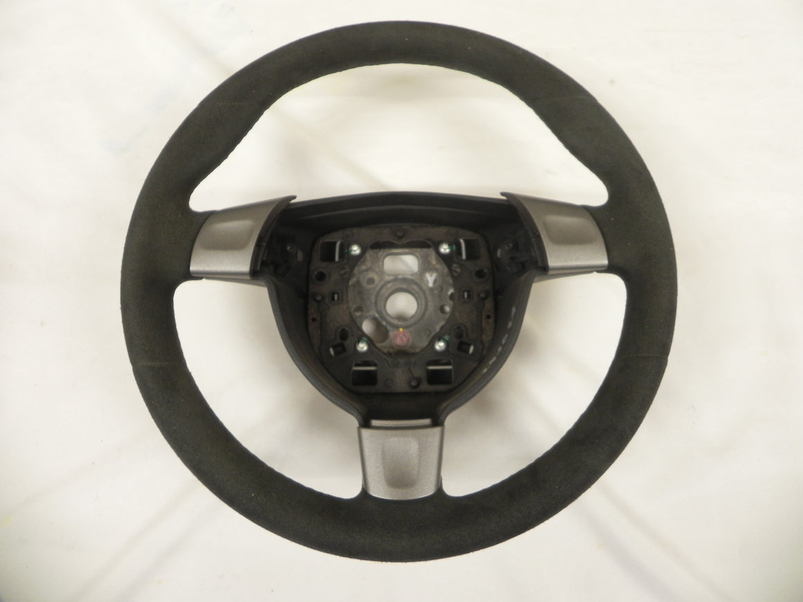 (Used) 911/Boxster/Cayman 3-Spoke Alcantara Sport Steering Wheel - 2006-08