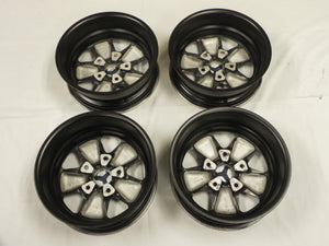 (Original) Complete Set of 4 Early 6j x 15 Forged Alloy Flat Six Fuchs Wheels - 1965-89