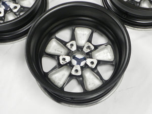 (Original) Complete Set of 4 Early 6j x 15 Forged Alloy Flat Six Fuchs Wheels - 1965-89