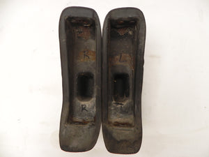 (Used) 73-911 USA Rear Rubber Bumper Guard Pair