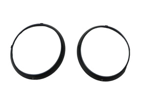 (Used) 911/912/930 Blue Headlight Trim Rings for Euro H4 Headlamp - 1965-86
