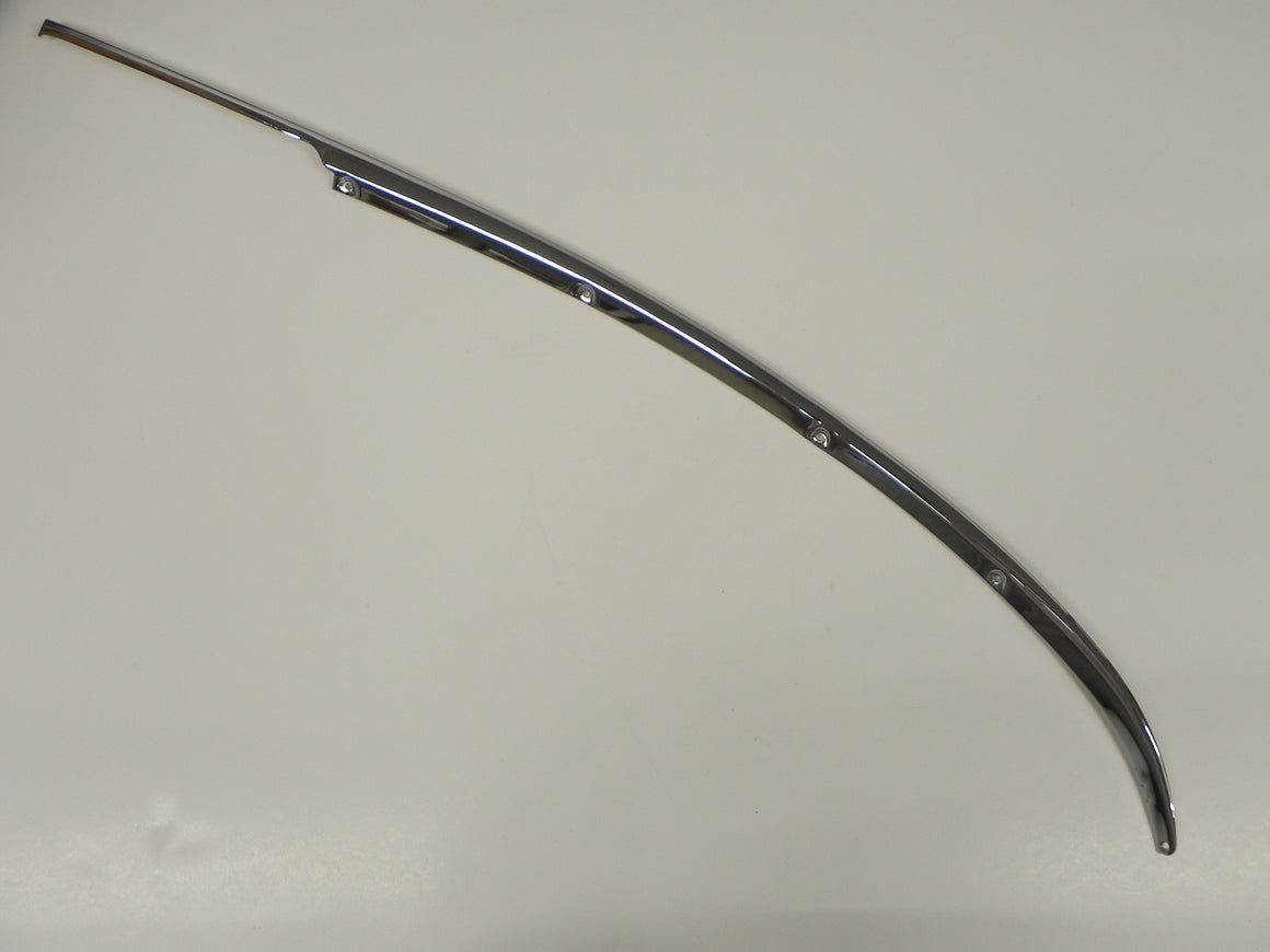 (Restored) 911/912 Targa SWB Original Passenger Rear Quarter Panel Chrome Trim Piece - 1965-67