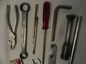 (Original) 911 Tool Kit Black Basket Weave with Tie String - 1973-74
