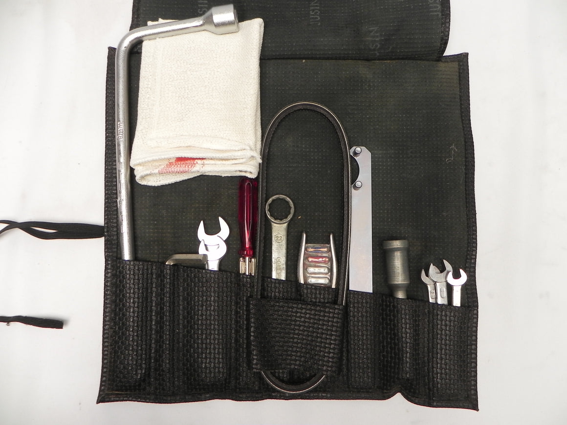 (Original) 911 Tool Kit Black Basket Weave with Tie String - 1973-74