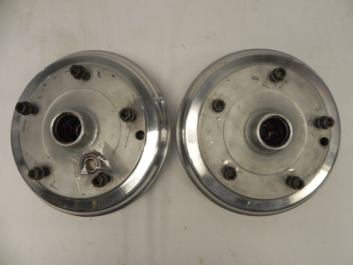 (Original) 356 Pre-A Pair of Front Drum Brake Assembly - 1953-55