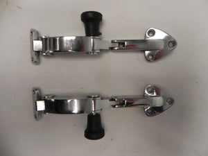 (Used) 911/912/930 Chrome Quarter Window Latch Pair - 1965-76