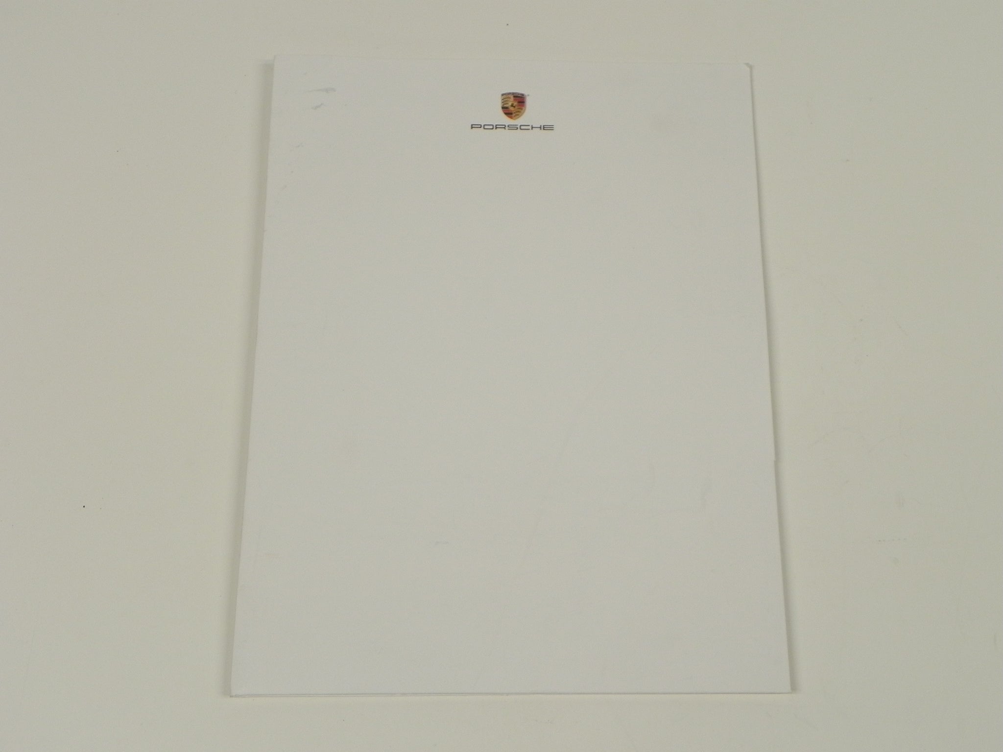 (Original) Porsche 918 Spyder Information Folder Cover