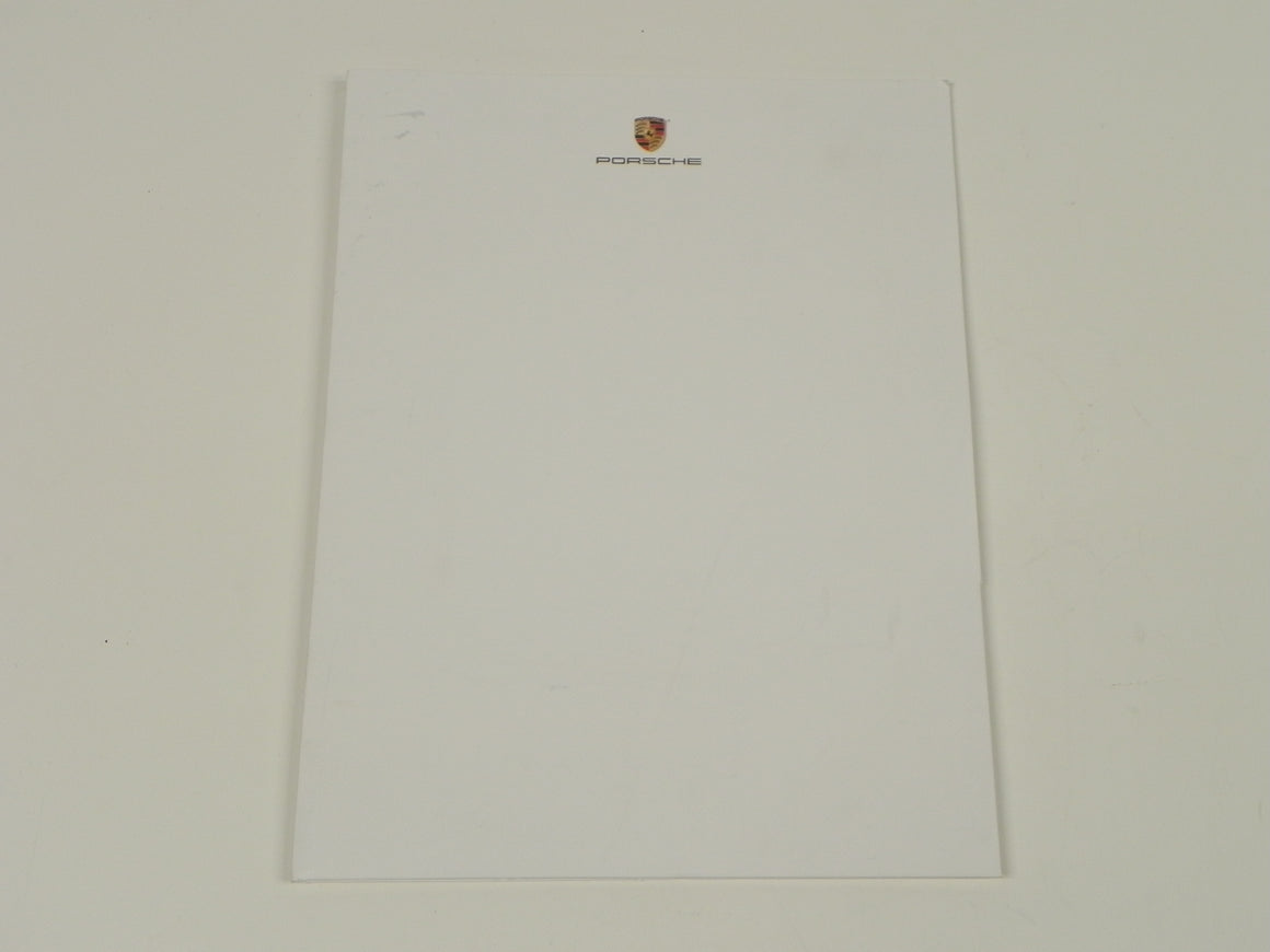 (Original) Porsche 918 Spyder Information Folder Cover