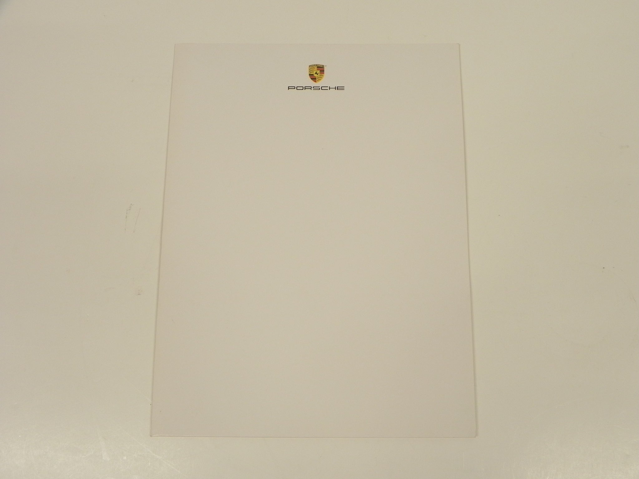 (Original) Porsche Information Folder Cover