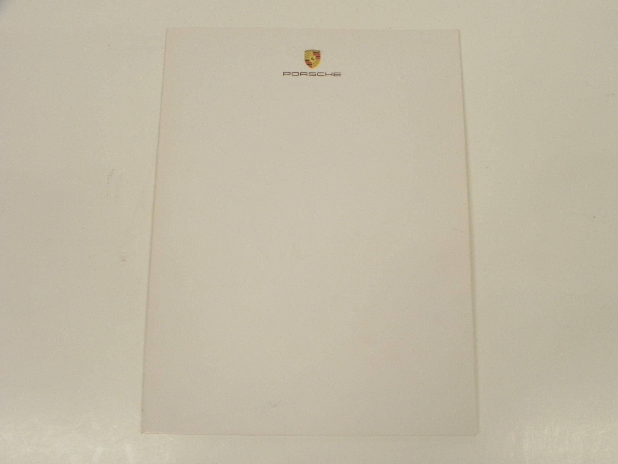 (Original) Porsche Information Folder Cover w/ Roadster