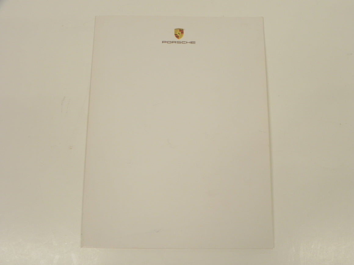 (Original) Porsche Information Folder Cover w/ Roadster