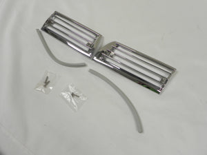 (New) 911/912 Pair of SWB Concours Left & Right Hand Chrome Horn Grilles - 1965-68