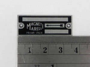 (New) Marelli Twin Plug Distributor ID Plate