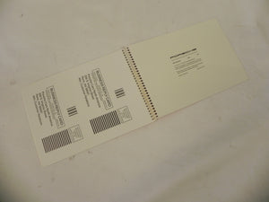 (Original) 911/924/928/944 Warranty and Maintenance Manual - 1986