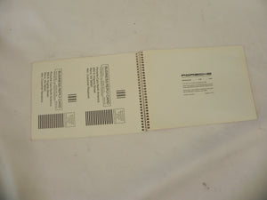(Original) 911/924/928/944 Warranty and Maintenance Manual - 1986