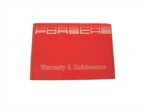 (Original) 911/924/928/944 Warranty and Maintenance Manual - 1986