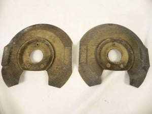 (Used) 1pr. 912/911T Front Brake Backing Plates - 1969