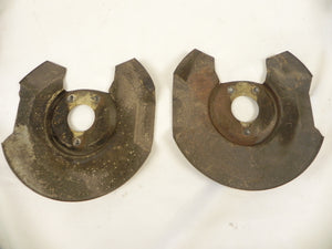 (Used) 1pr. 912/911T Front Brake Backing Plates - 1969