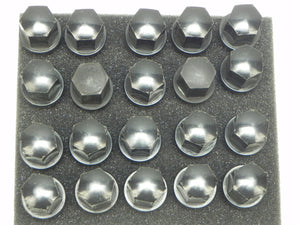 (Used) 911/914/924/928/944 Set of Black Alloy Lug Nut - 1968-98