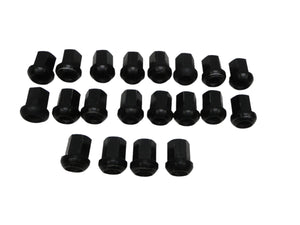 (Used) 911/914/924/928/944 Set of Black Alloy Lug Nut - 1968-98
