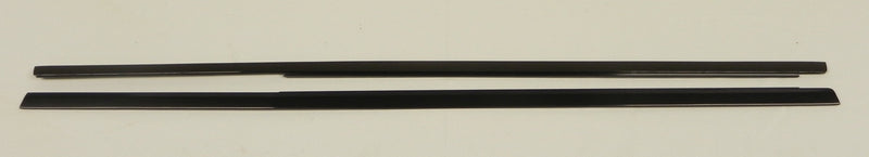(New) 911 Coupe Black Exterior Door Top Trim Pair - 1974-89