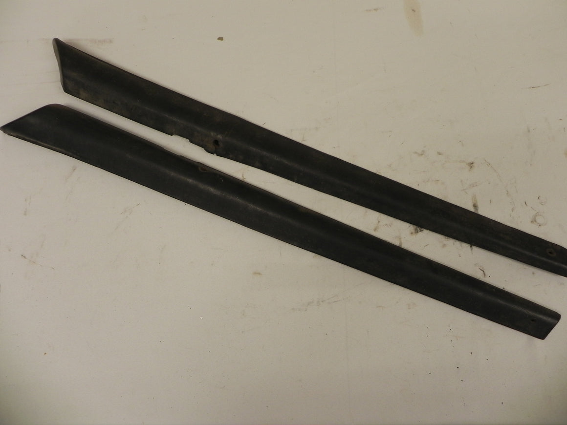 (Used) 911/912 Pair of Original Left & Right Side Black Door Top Rails - 1965-67