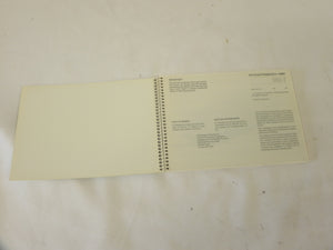 (NOS) 924S Owner's Manual - 1987