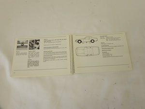 (NOS) 924S Owner's Manual - 1987