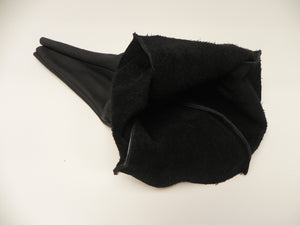 (New) 911 Black Leather Shift Boot Cover - 1965-89