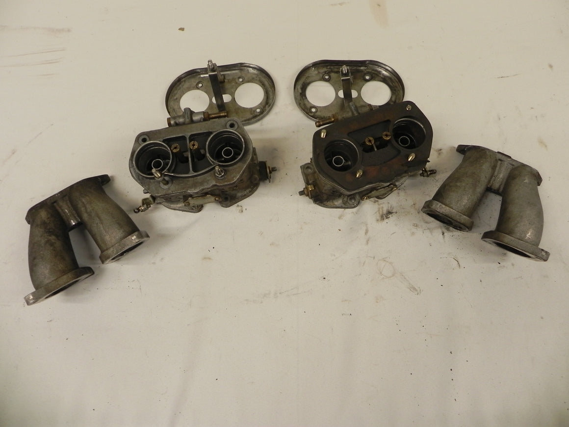 (Used) 356/912 Pair of Original Weber 40 IDF Carburetors