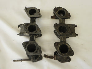 (Used) 911/914-6 Pair of Weber Carburetor Intake Manifolds - 1965-72