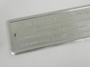 356 A Chassis ID Plate