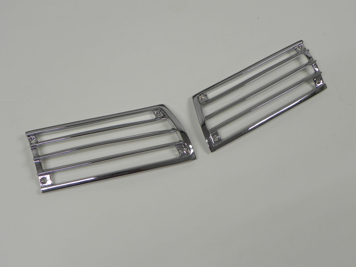 (Restored) 911/912 Pair of Original Early SWB Left & Right Hand Chrome Horn Grilles - 1964-66