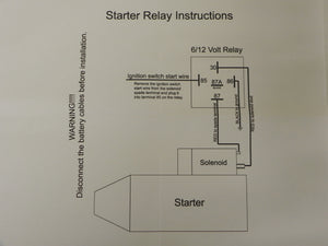 (New) 6v 356 Starter Relay Kit