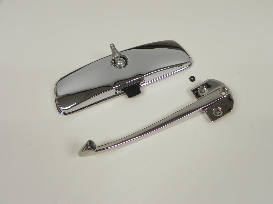 (New) 911/912 Chrome Interior Rear View Mirror - 1965-67