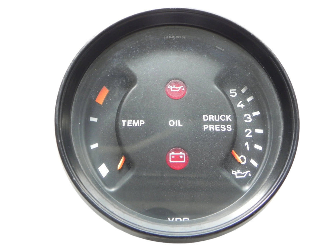(Used) 911 Oil Temperature and Pressure Combination Gauge - 1984-88