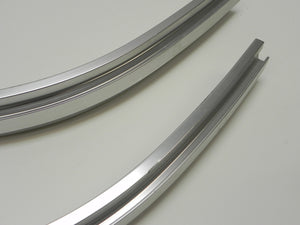 (NOS) 911S Rear Bumper Deco Molding Pair - 1967-68
