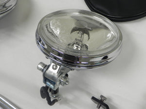 (New) 911/912 Hella 118 Additional Clear Driving Light and Optional Grille Kit - 1965-73