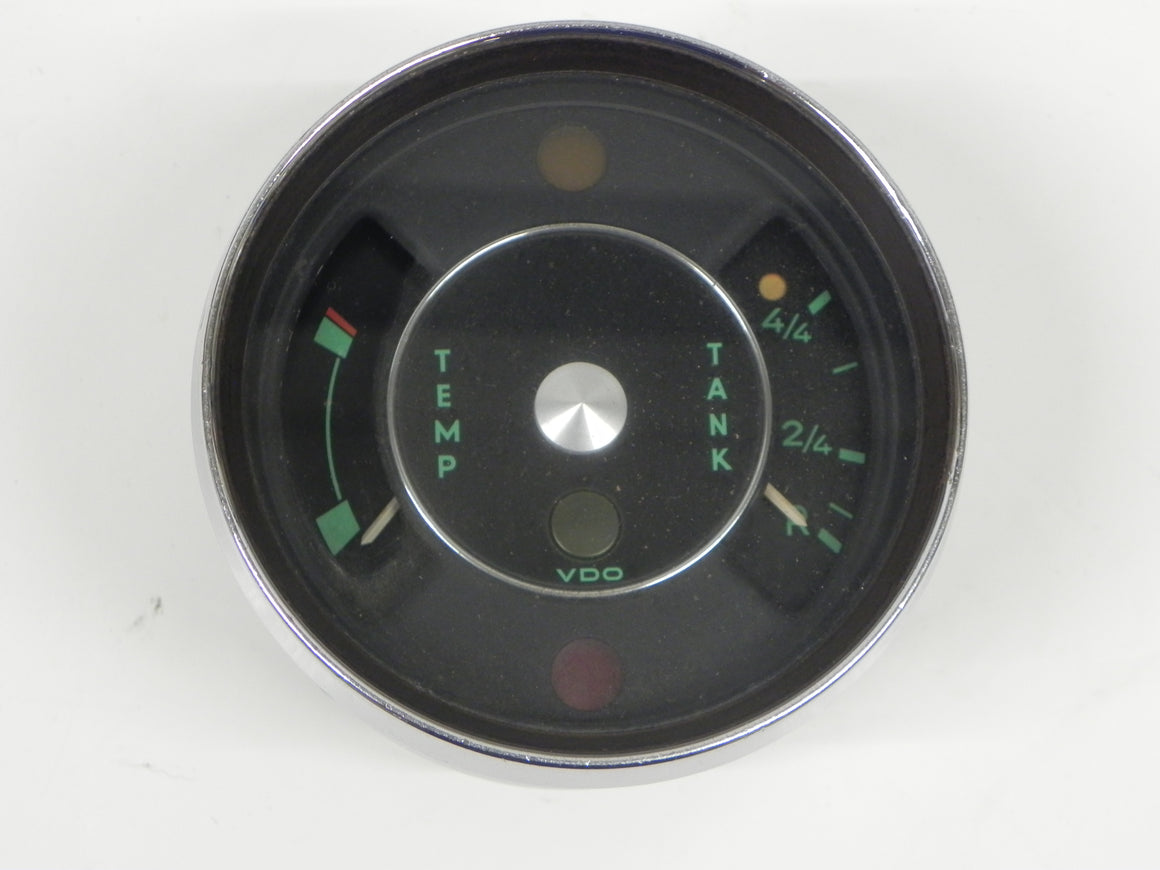 (Used) 912 Combination Green Face Fuel/Temp Gauge