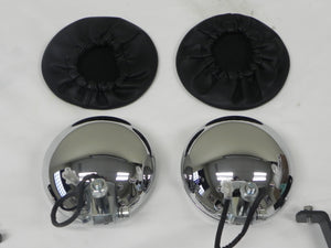 (New) 911/912 Hella 118 Additional Clear Driving Light and Optional Grille Kit - 1965-73