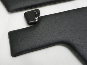(New) 911/912/930 Pair of Left & Right Side Black Targa Sun Visor - 1967-77