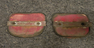 (Used) 911 Front Bumper Fog Light Opening Cover Pair - 1965-73