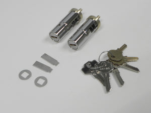 (New) 356 Pre-A/AT1 Pair of Lock Cylinders and Receivers - 1950-57