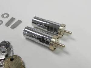 (New) 356 Pre-A/AT1 Pair of Lock Cylinders and Receivers - 1950-57
