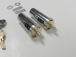 (New) 356 Pre-A/AT1 Pair of Lock Cylinders and Receivers - 1950-57