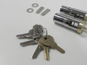 (New) 356 Pre-A/AT1 Pair of Lock Cylinders and Receivers - 1950-57