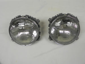 (Used) 911/912/930 Pair of Sealed Beam Headlamps w/ Carriers - 1968-86