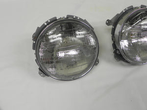 (Used) 911/912/930 Pair of Sealed Beam Headlamps w/ Carriers - 1968-86