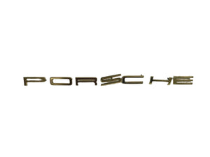 (Used) 911/904/914 Gold "Porsche" Emblem - 1964-76