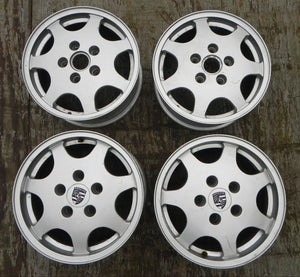 (Used) 911/964 Set of 2, 6j x 16" and 2, 8j x 16" Wheels